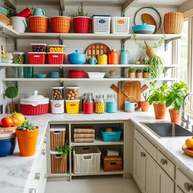 Utilizing vertical space in a cozy apartment setting.