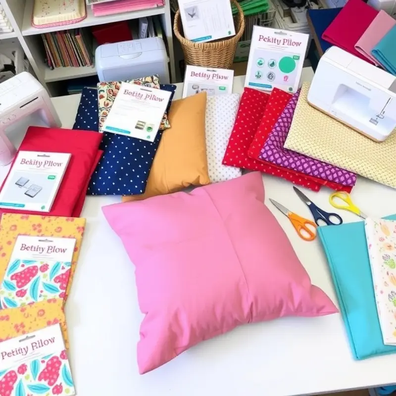 Selecting materials and design for DIY throw pillows.