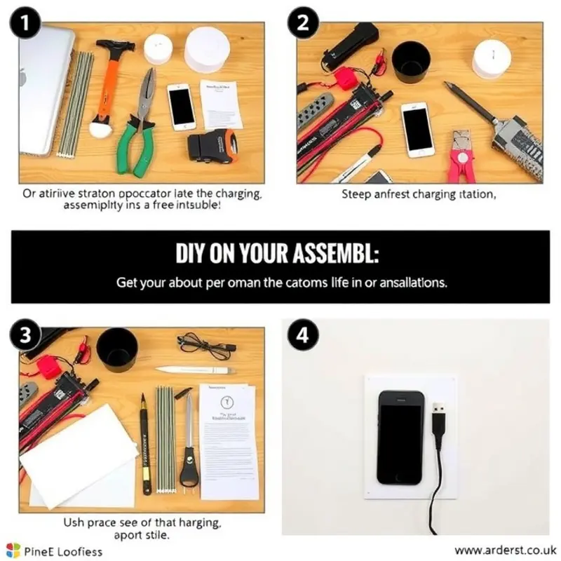 Exploring materials and design elements for your charging station.
