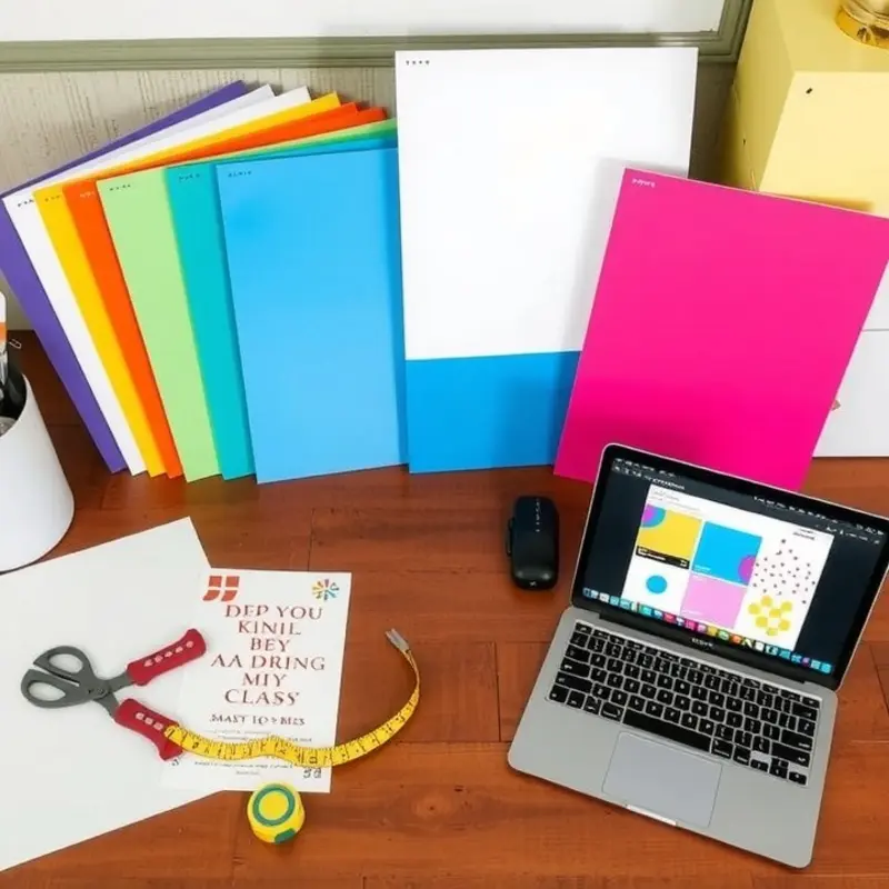 Essential materials and tools for DIY removable furniture wraps.