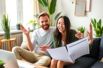 A person joyfully receiving keys from a landlord, symbolizing their first rented home.