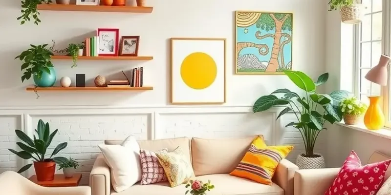 Happy young roommates working together in an apartment, surrounded by productivity tools and a warm, inviting atmosphere.