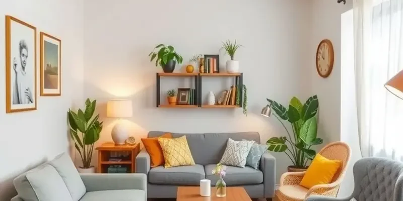 Well-decorated apartment emphasizing safety and comfort.