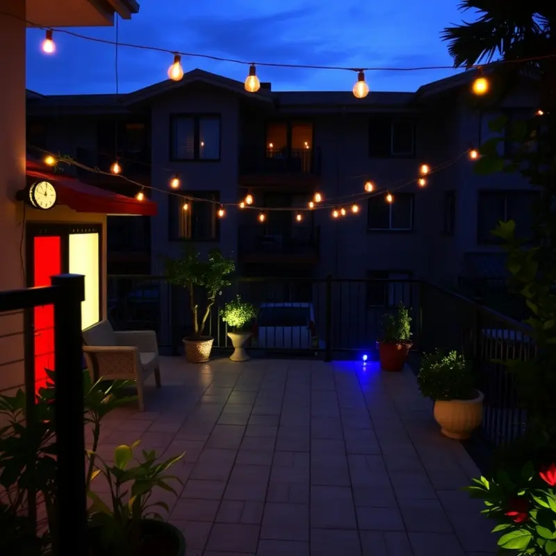 A secure balcony enhancing outdoor living safety.