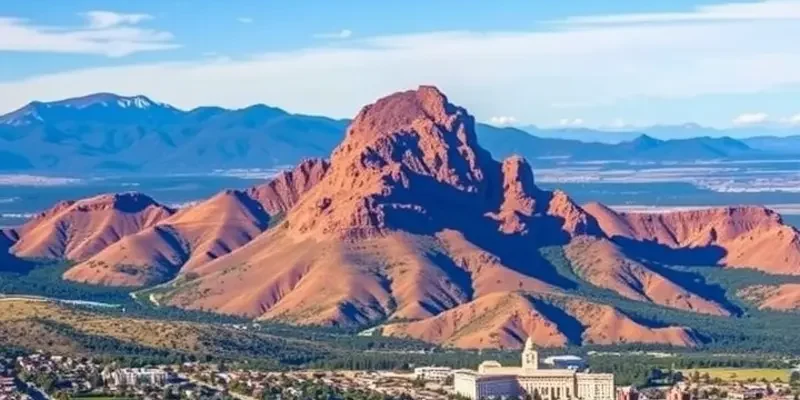 Collage of Colorado Springs and Richmond highlighting mid-sized city living.