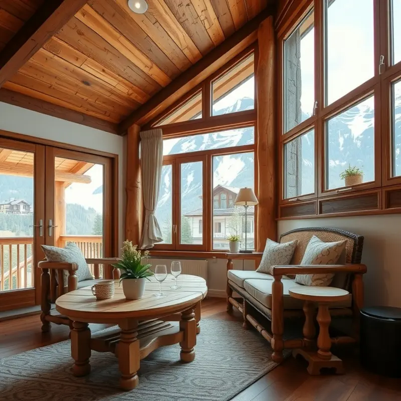 Vibrant mountain towns offer diverse rental options and stunning views.