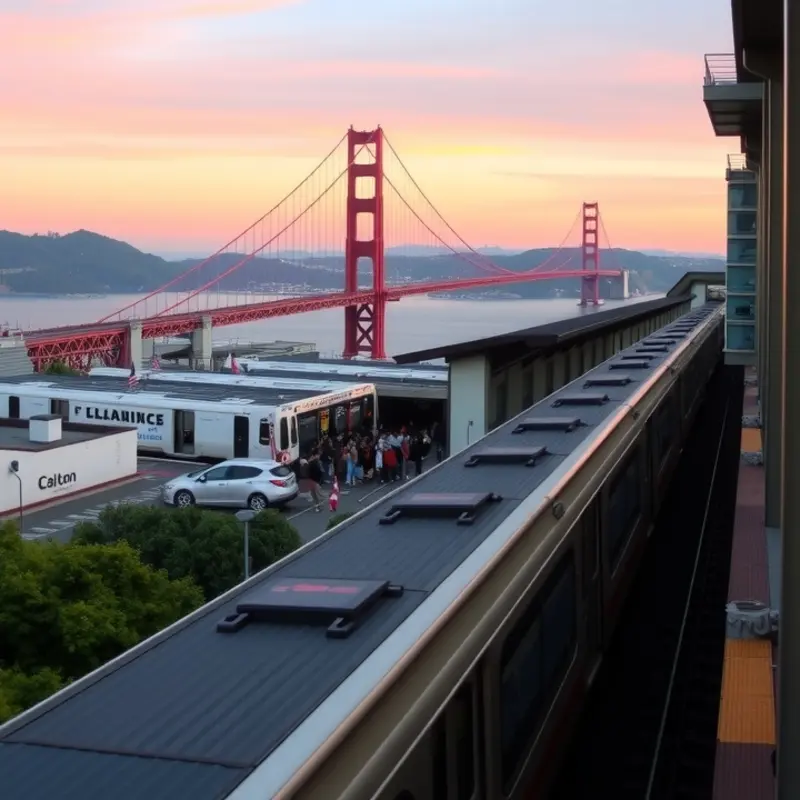 The Bay Area Rapid Transit (BART) system provides seamless access to San Francisco’s highlights.