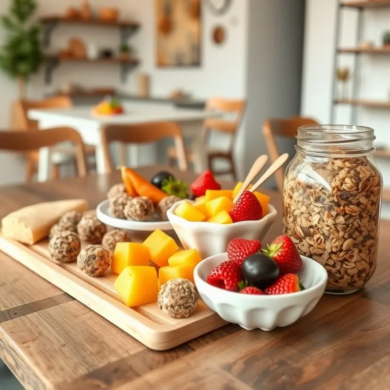 A delightful assortment of savory snacks perfect for apartment living.