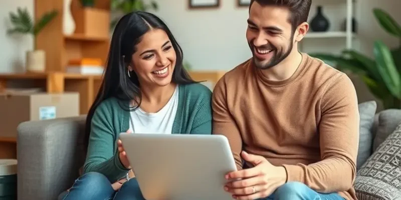 A stunning view of an urban city skyline during sunset, highlighting the excitement of moving.