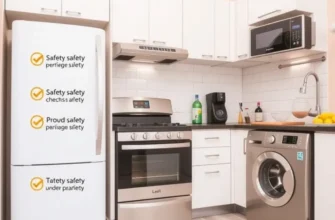 A sunlit apartment interior featuring a cozy setting with impeccably maintained appliances.