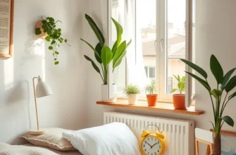 Bright and cheerful apartment living area ideal for morning routines.