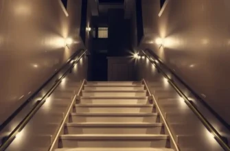 Various images showcasing safe and well-maintained apartment stairway practices.