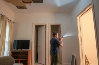 Interior of an apartment with tips on how to prevent water damage neatly displayed.