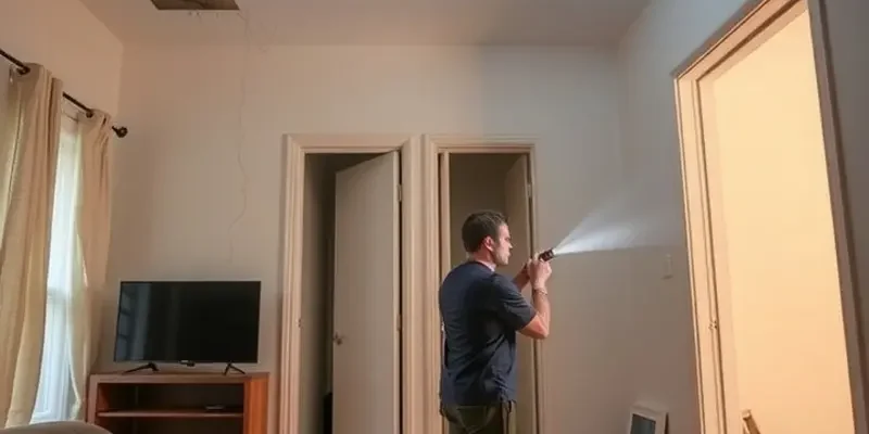 Interior of an apartment with tips on how to prevent water damage neatly displayed.