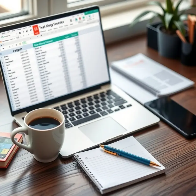 Creating a budget is crucial for financial clarity when renting.