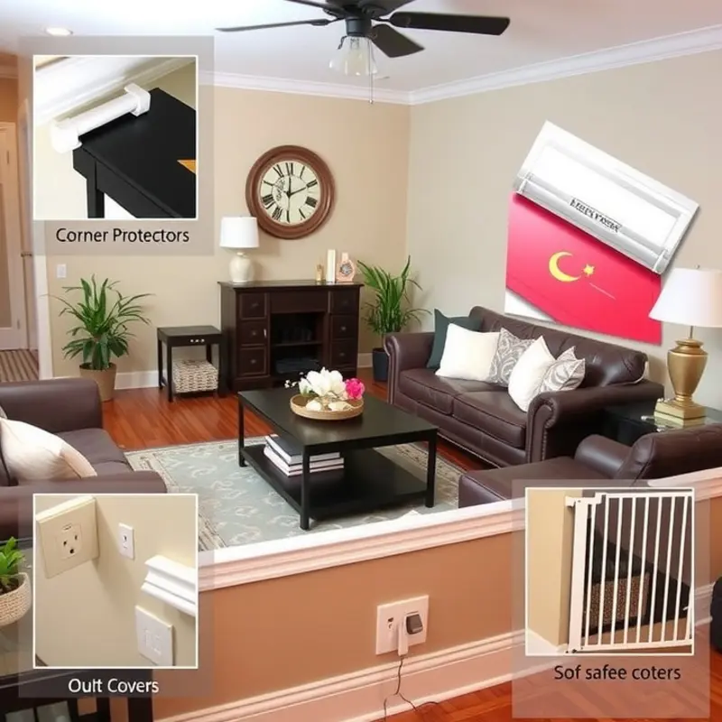 Childproof living space designed for safety and style.