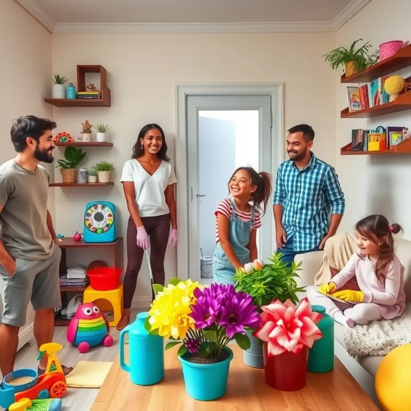 Teamwork makes the cleaning dream work!