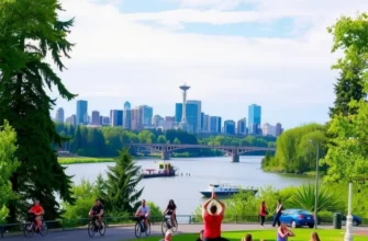 Diverse individuals participating in fitness activities in a park, illustrating a vibrant health-focused community.