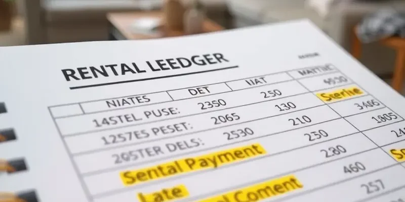 A group of young renters engaging in a discussion about rental agreements.