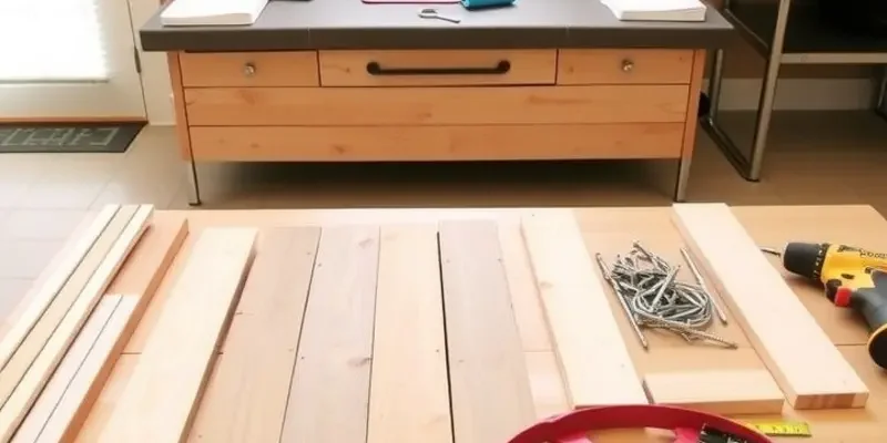 A completed DIY storage bench with cushions in a cozy living room, demonstrating its functionality and aesthetic appeal.
