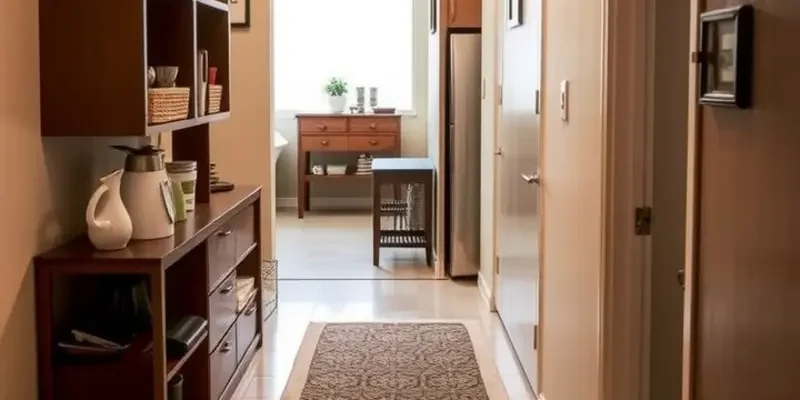 Happy tenants inside a cozy apartment, showcasing a secure and enjoyable living space.