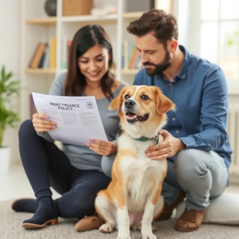A cheerful family enjoying their pet-friendly apartment, highlighting comfort and safety.