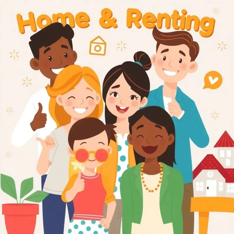 A vibrant group of potential references ready to support your rental journey.