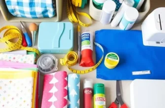 A bright kitchen featuring a variety of stylish DIY removable appliance covers with unique patterns on appliances.