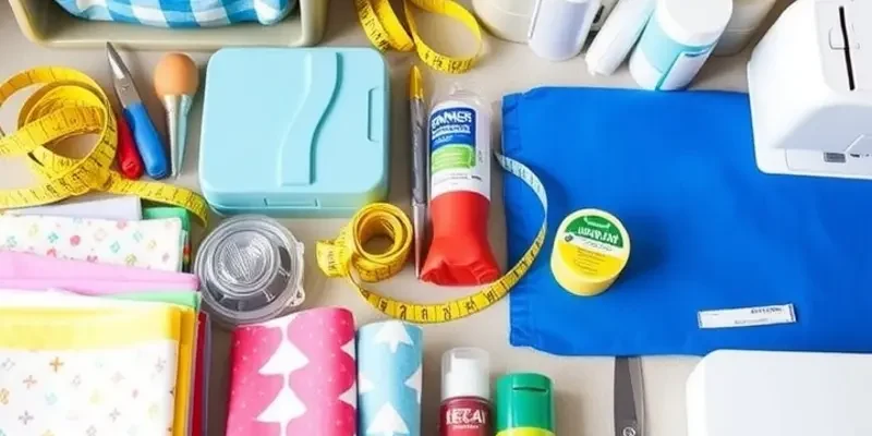 A bright kitchen featuring a variety of stylish DIY removable appliance covers with unique patterns on appliances.