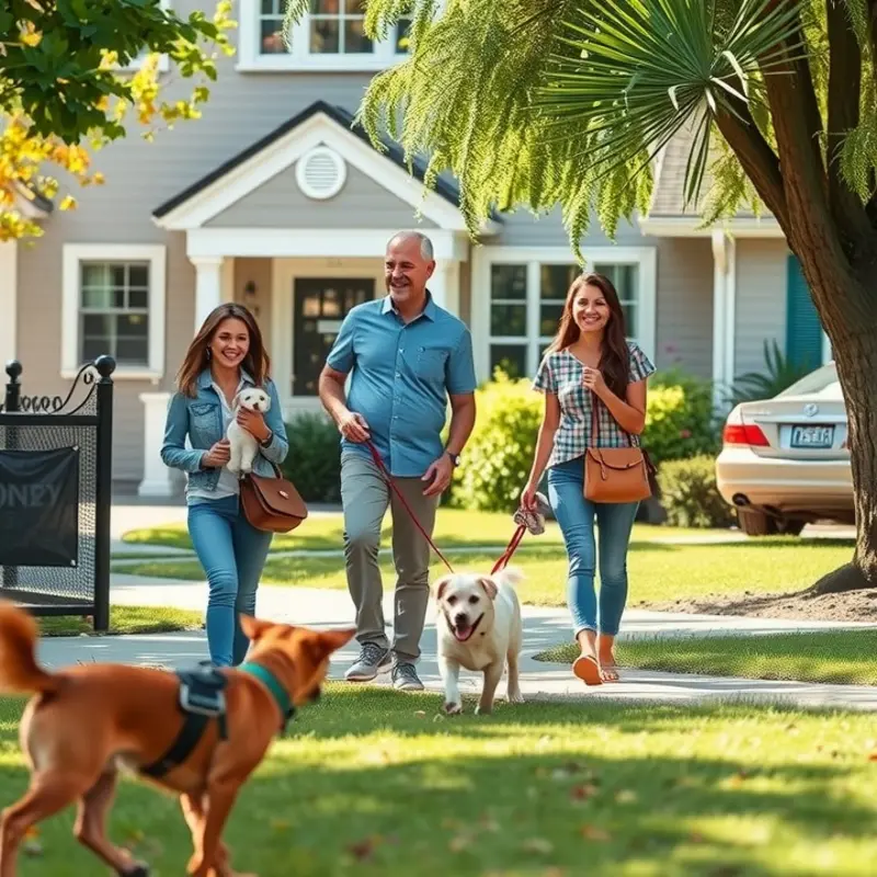 Families enjoy local amenities while ensuring pet health.