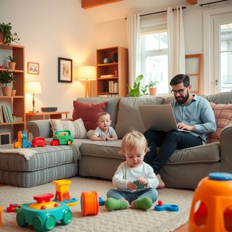 A stylish and functional home office nook designed for productivity.