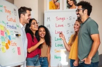 A cheerful group of friends sharing a meal in a cozy apartment, symbolizing successful cohabitation.