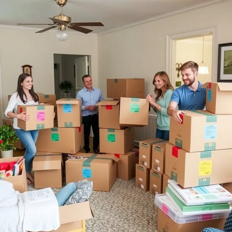 Planning a long-distance move with creativity and organization.