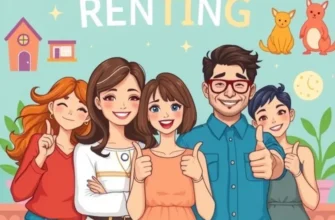 A happy young adult celebrating outside their new rental home, holding a lease agreement.