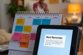A group of young professionals and students happily planning their rent and finances together in a cozy home environment.