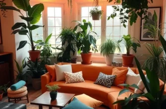 A stylish and cozy apartment setup designed for comfort and relaxation.