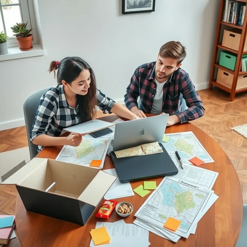 Planning a long-distance move with creativity and organization.