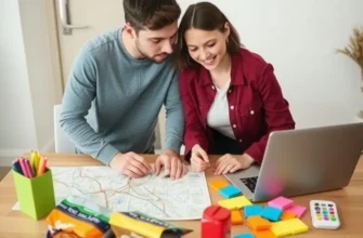 A moving truck parked outside a cozy home at sunset, symbolizing a fresh start.