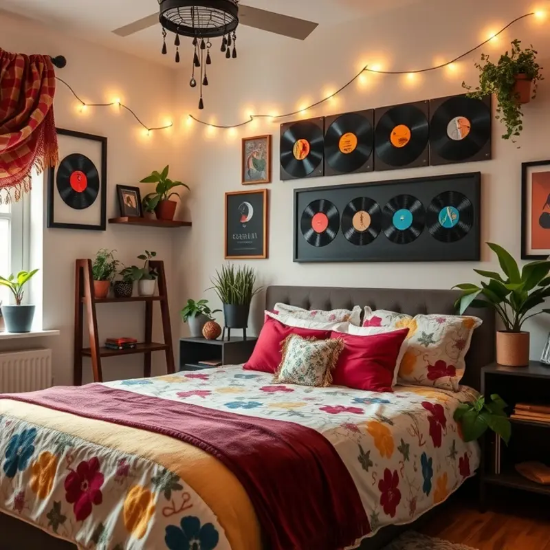 A harmonious yet eclectic living room showcasing shared styles.