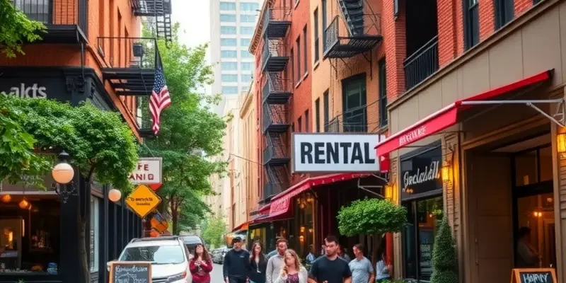 A diverse array of popular rental neighborhoods illustrating community features of U.S. cities.