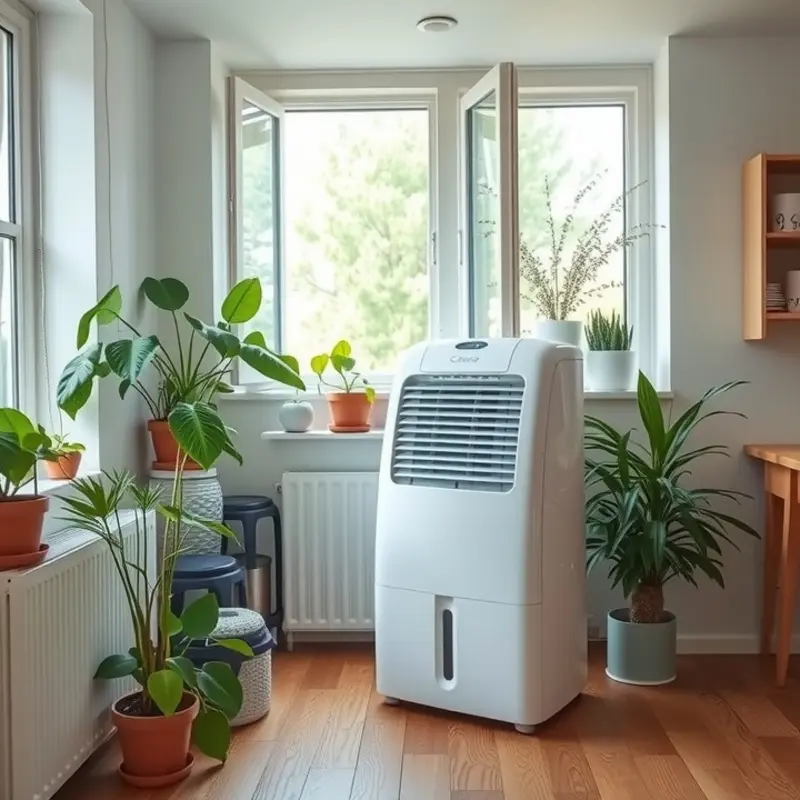A comfortable apartment demonstrating effective humidity management strategies.
