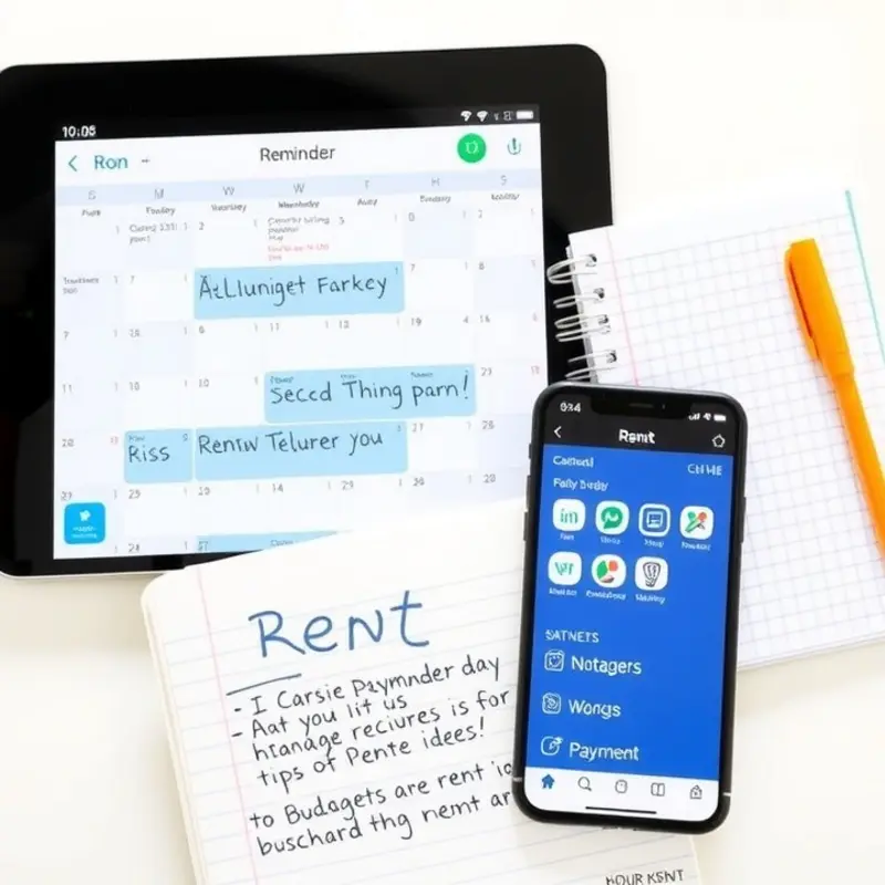 An organized setup to manage lease agreements and payment terms effectively.