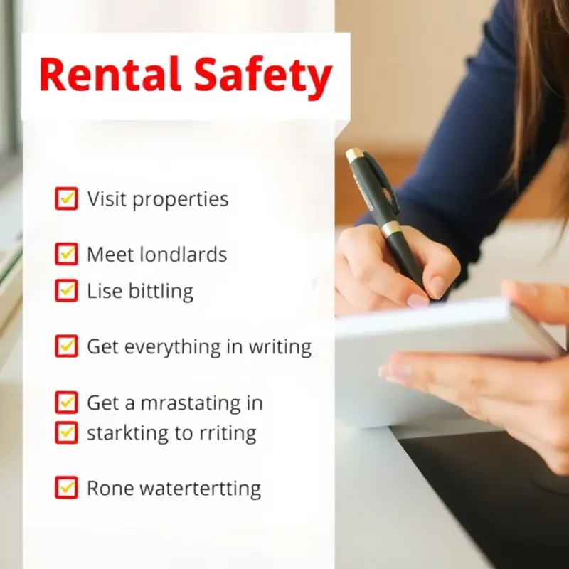 Recognizing warning signs in rental listings.