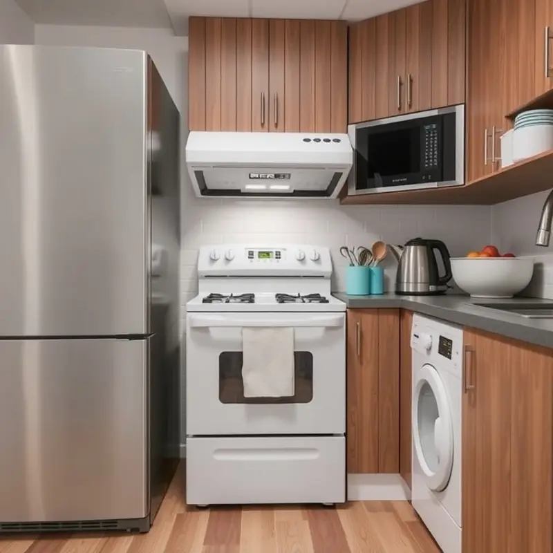 Performing safety checks on kitchen appliances.