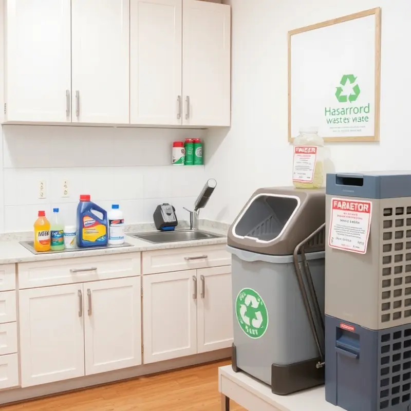 Common household chemicals found in apartments and safer alternatives.