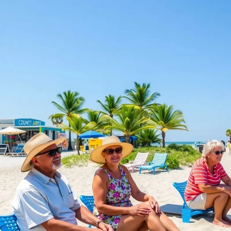 Sarasota, Florida, offers a lively beach atmosphere and an active lifestyle for seniors.