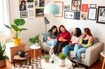 Stylish shared apartment with a blend of personal and common decor.