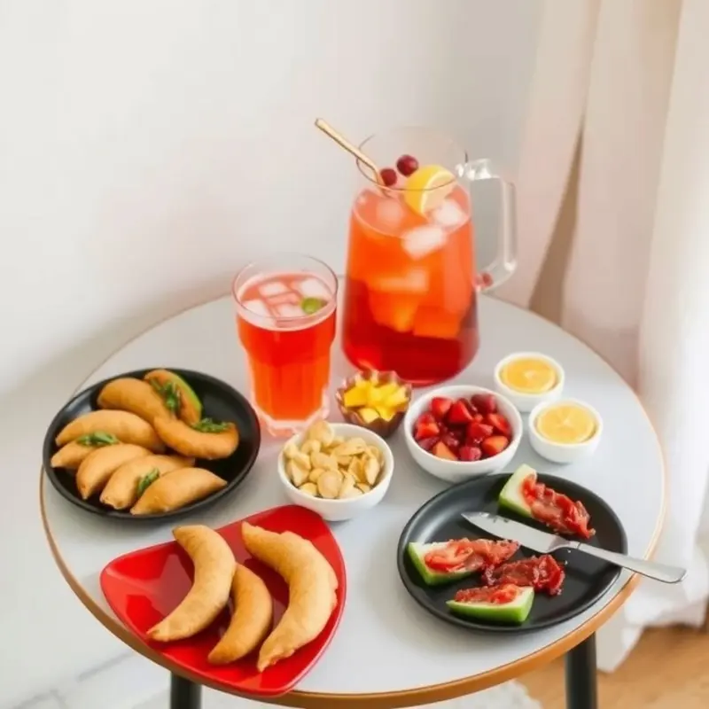 An inviting apartment ambiance with friends enjoying an intimate gathering.