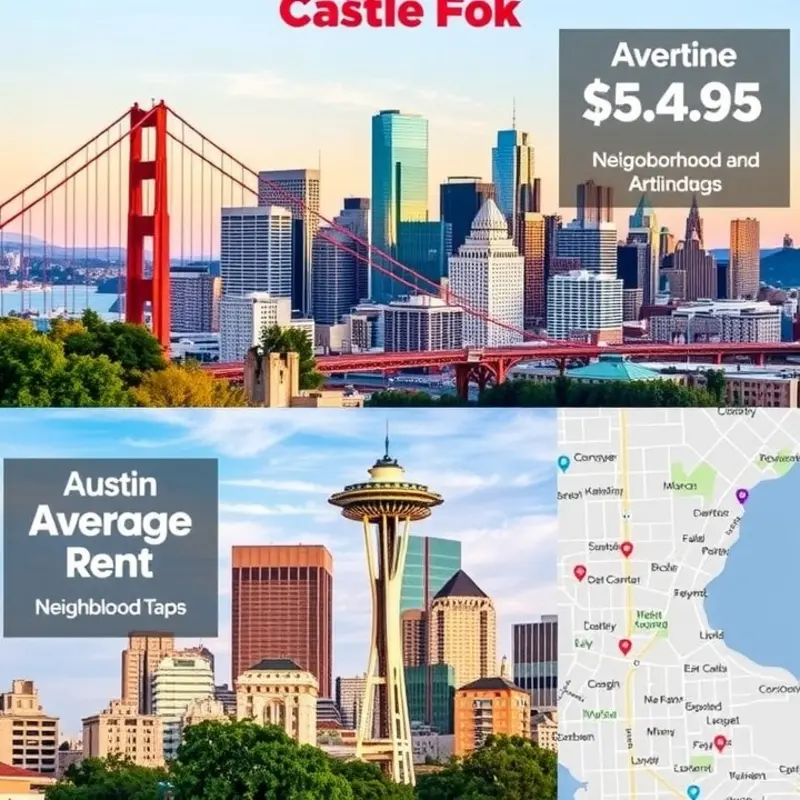 A visual representation of major U.S. tech cities highlighting their rental markets.