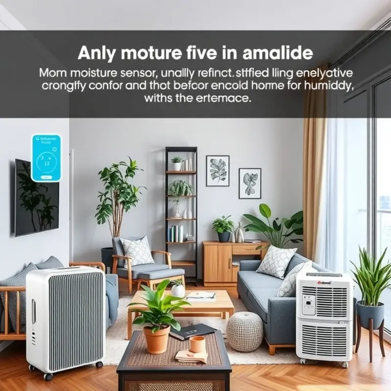A comfortable apartment demonstrating effective humidity management strategies.